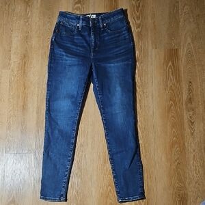 Madewell Blue Skinny Jeans High-Waisted